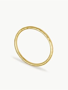 Kendra Scott Larissa Band Ring 18k Gold Vermeil Size 6